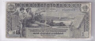 1896 $1 Silver Certificate Fr 225 Educational Series Note Bruce Roberts