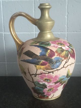 Stunning Antique Handpainted Royal Bonn Porcelain Vase