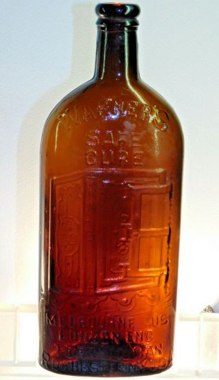 Antique Bottle Australian Warner Safe Cure 4 City 