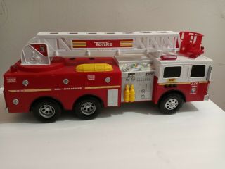 Lights & Sound Tonka Rescue Fire Truck 328 / Hook & Ladder 31 " Long