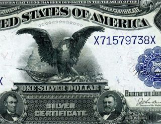 Hgr Sunday 1899 $1 Black Eagle (gorgeous Example) Appears Ch - Gem Uncirculated