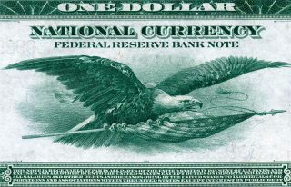 Hgr Sunday 1918 $1 Boston Green Eagle ( (gorgeous))  Appears Gem Uncirculated