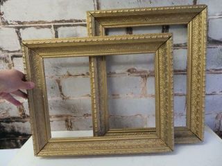 Really Old Picture Frame Wood Fits A 14 " X 11 "