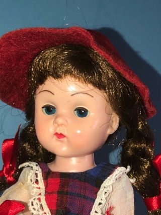 Vintage Vogue Ginny Doll In Her 1956 Tagged Merry Moppets Dress