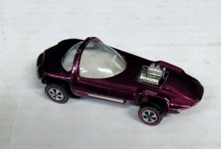 1967 Mattel Hot Wheels Redline Purple Silhouette Car