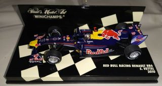 F1 1/43 Red Bull Rb6 Renault Vettel 2010 Minichamps