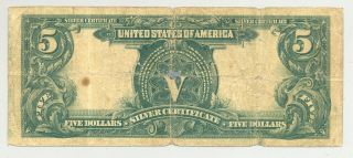 $5 Series 1899 Chief Onepapa Silver Certificate in - 2