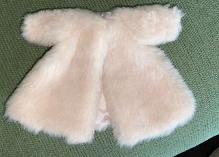 Vintage Cissette Madame Alexander Doll Faux Fur Coat