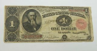 1891 $1.  00 Treasury Note - (021)