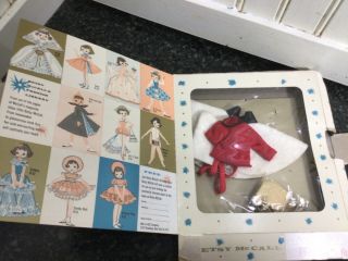 Vintage American Character 8 " Betsy Mccall Doll Ice Skating Outfit Complete/box