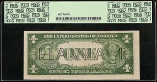 1935A $1 DOLLAR WWII FC HAWAII SILVER CERTIFICATE KEY F - C BLOCK NOTE PCGS 58 PPQ 3