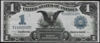 1899 $1 " Black Eagle " Large Silver Certificates " Crisp Choice Xf "