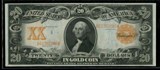 Fr1181 $20 1906 Gold Note High End Xf - Au Gem - - Blazing Colors - - Wl419