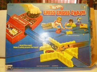 Hot Wheels 1978 Criss Cross Crash Play Set Complete No Cars