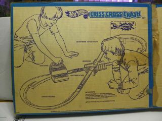 Hot Wheels 1978 Criss Cross Crash Play Set Complete no cars 2