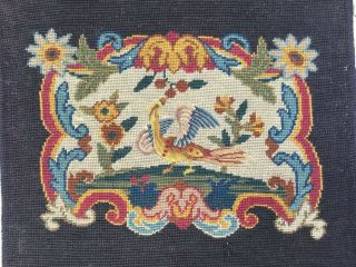 C.  1840 Antique American Folk Art Sampler Embroidery Primitive