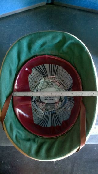 Vintage Bombay Bowler Pith Helmet India Outdoor Sun Hat 71/4nonprofit Orgg