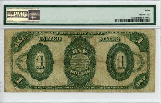 FR.  352 1891 $1 PMG Fine 12 - Treasury Notes 2