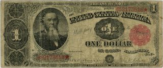 FR.  352 1891 $1 PMG Fine 12 - Treasury Notes 3