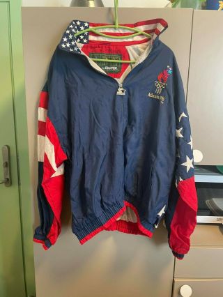 1996 Usa Olympic Team Vintage 90s Starter Eagle Atlanta Warm - Up Jackket Men 