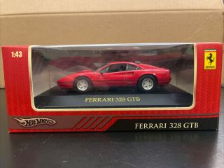 Hot Wheels Official Licensed Ferrari 328 Gtb (red) 1:43 Scale - Mattel