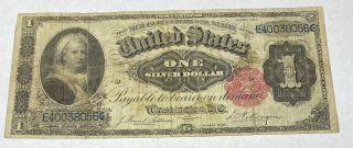 1891 $1.  00 Silver Certificate - Martha Washington
