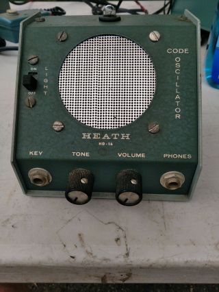 Heath (heathkit) Hd - 16 Cw/morse Code Practice Oscillator