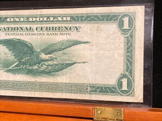 1918 $1 DOLLAR FEDERAL RESERVE BANK ST LOUIS MISSOURI NATIONAL CURRENCY 6