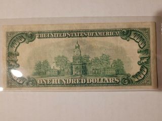 1928 U.  S.  $100 Dollars Gold Certificate -.