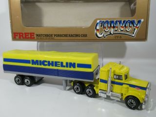 Matchbox Convoy,  Cy5,  Peterbilt,  Michelin Covered Truck