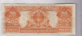 1922 US Gold Certificate $20 Washington Note Speelman White 2