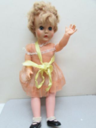 Vintage Uneeda 30 Doll Sleepy Eyes Hard Plastic Vinyl Head Blonde