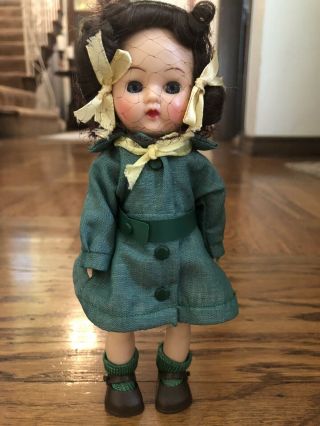 Vintage 8 Inch Terri Lee Sales Corp.  Official Girl Scout Doll With Box
