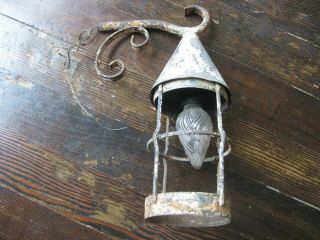 Vintage Arts & Crafts Light Fixture Gothic Sconce Porch Tudor Gnome Home