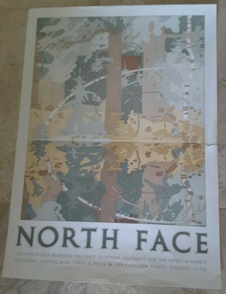 Vintage The North Face David Lance Goines 1984 Poster