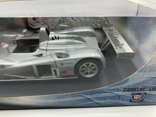 Mattel Hot Wheels Cadillac LMP Silver Prototype Race Car 1:18 Scale 3