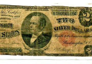 $2 " William Windom " (fr - 246) 1891 (rare) $2 " Windom " (fr - 246) 1891 (rare) $2