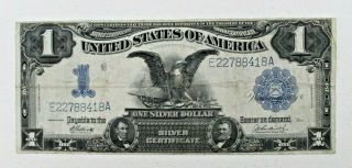 1899 $1 " Black Eagle " Large Silver Certificate - Cs3600