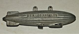 Vintage 1937 Tootsietoy Gray U.  S.  N.  Los Angeles Dirigible Blimp Airship