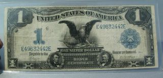 1899 $1 Silver Certificate Napier Mcclung Dollar Bill Note