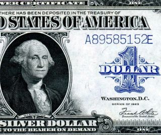 Hgr Sunday 1923 $1 Silver Certificate ( (stunning))  Appears Gem Uncirculated