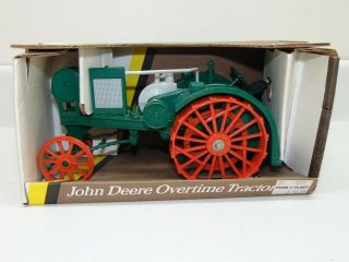 Vintage Ertl John Deere Overtime Tractor Farm Toy,  1/16 Scale