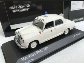 Minichamps 1/43 Mercedes Benz 180 Polizei Trier