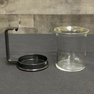 Bodum Melior Black Handle Mug Glass Coffee Espresso Cups 7 oz Made in Sweden 3