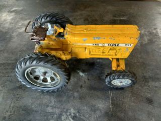 Vintage Tru Scale 891 Pick - Up Tractor Yellow