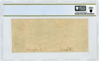 1862 T - 44 $1 The Confederate States of America Note - CIVIL WAR Era PCGS VF 30 2