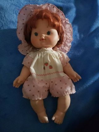 Vintage 1982 Strawberry Shortcake Baby Doll Blow A Kiss American Greetings - 14 "