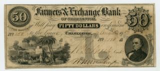 1853 $50 The Farmers 