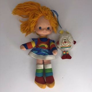 1983 Rainbow Brite 10” Doll With Twink Sprite Mattel Hallmark A2