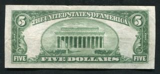 FR.  1957 - L 1934 - A $5 STAR FRN FEDERAL RESERVE NOTE SAN FRANCISCO,  CA VF,  (B) 2
